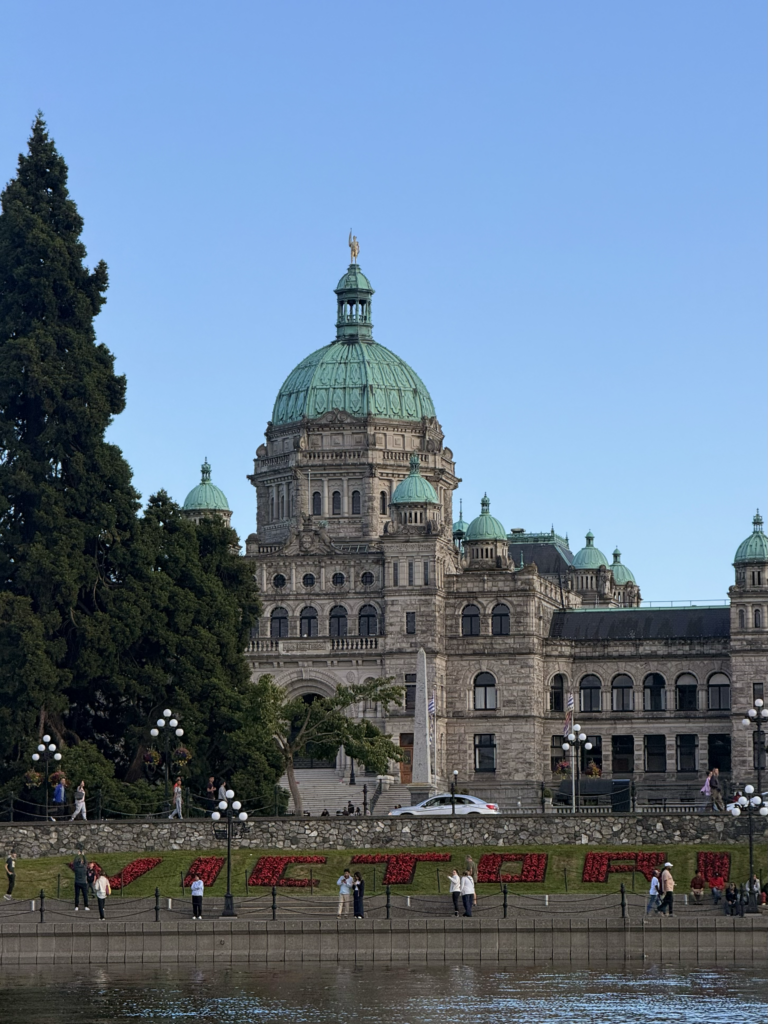 British Columbia Parliament Building in Victoria, Canada